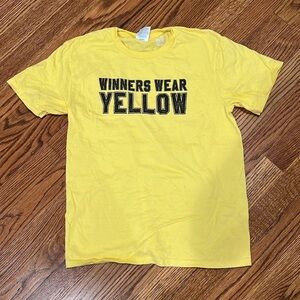 Color Wars t-shirt “winners wear yellow”